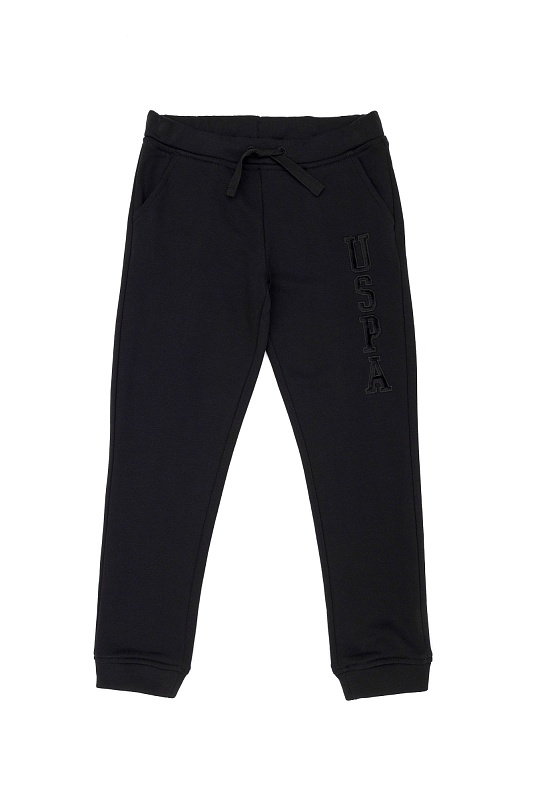 Спортивные брюки с вышивкой для девочек - G084SZ0OP0RT01-SK023 Брюки спорт. жен. детс. (VR046, 8_9)