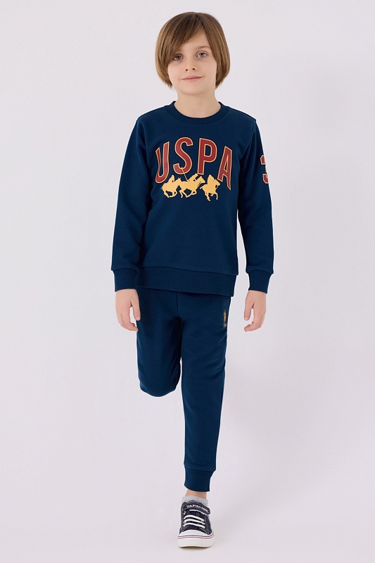 Свитшот и спортивные брюки для мальчиков - G083SZ0HF0US1908 Костюм дом. муж. детс. (VR028, 5_6)