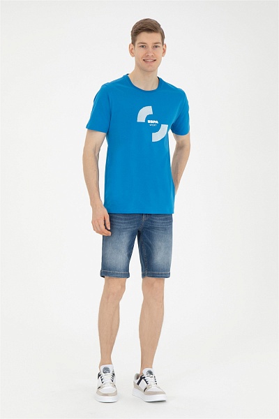 Футболка с принтом - G081SZ0110YAMO Футболка муж. (VR045, XL)