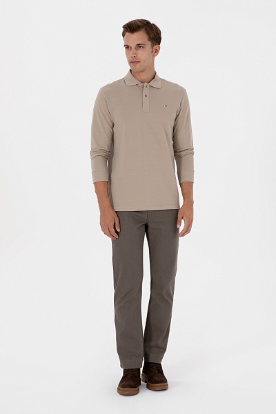 Брюки текстурированные прямые - G081SZ0780MICALEX25K_REG Брюки муж. (VR052, 32, 33)