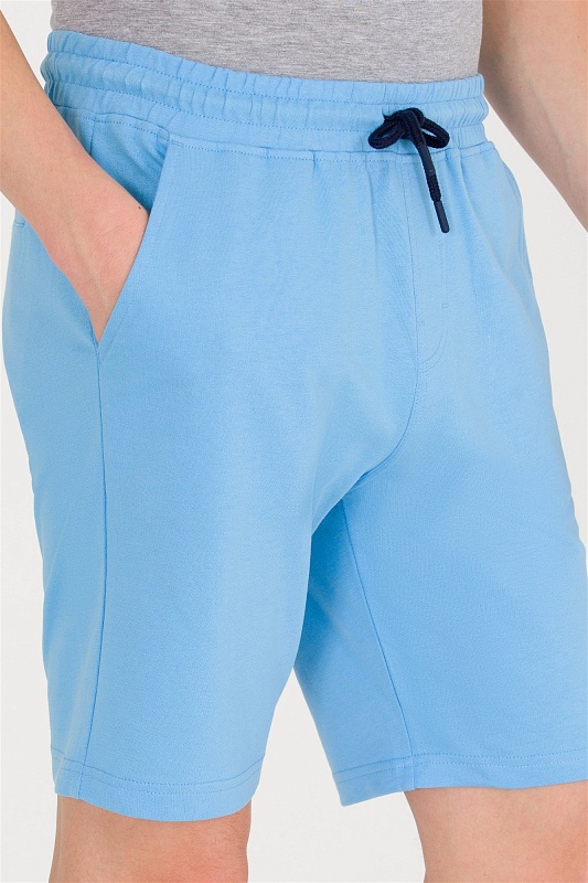 Шорты спортивные из хлопка с вышитым логотипом - G081SZ0OS0PARMEIY023 Брюки спорт. муж. (VR093, XS)