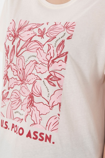 Футболка с принтом - G082SZ0110SRETA Футболка жен. (VR071, XS)