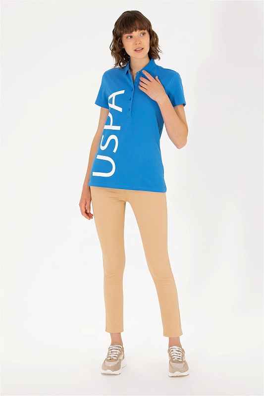 Футболка-поло из хлопка - G082GL0110GUAY Футболка жен. (VR045, XS)