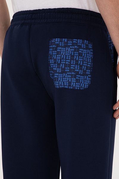 Спортивные брюки на манжетах - G081SZ0OP0S_HANKAS Брюки спорт. муж. (VR033, XL)