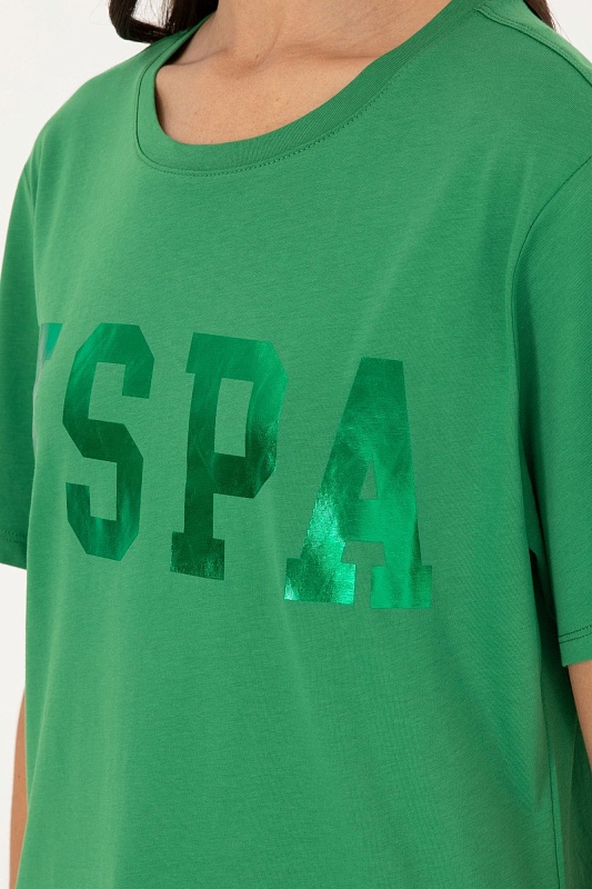 Футболка из хлопка с принтом свободная - G082SZ0110SEANIY24 Футболка жен. (VR054, 2XS)
