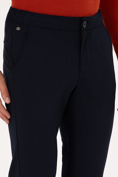 Вельветовые брюки зауженные - G081SZ0780RC_FANT_PNT Брюки муж. (VR033, 28, 34)