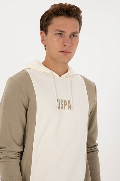 Худи с контрастными вставками - G081SZ0820E_ZYLEM Толстовка муж. (VR183, L)