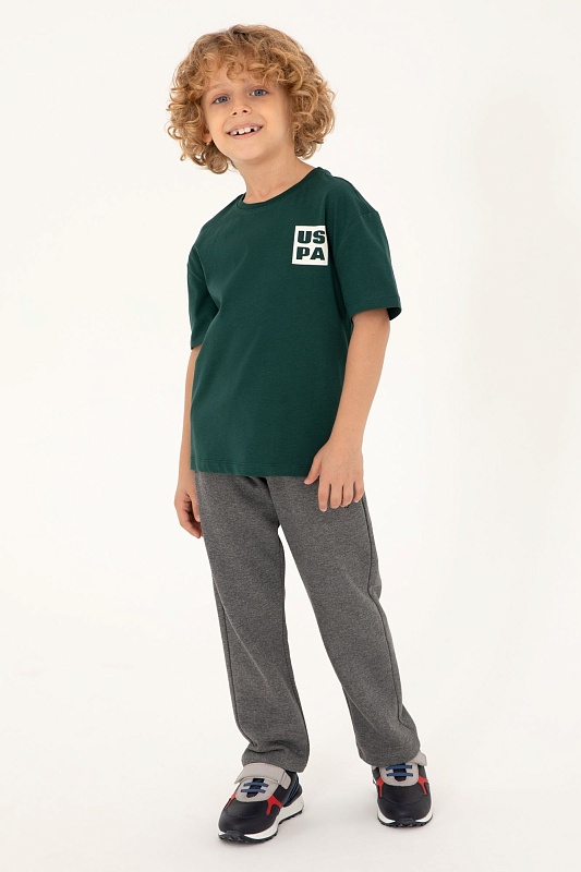 Футболка из хлопка с логотипом для мальчиков - G083SZ0110RASEL_E Футболка муж. детс. (VR079, 7_8)
