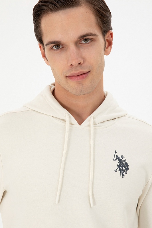 Худи с вышитым логотипом и надписью - G081SZ0820DOLG_E Толстовка муж. (VR071, XL)