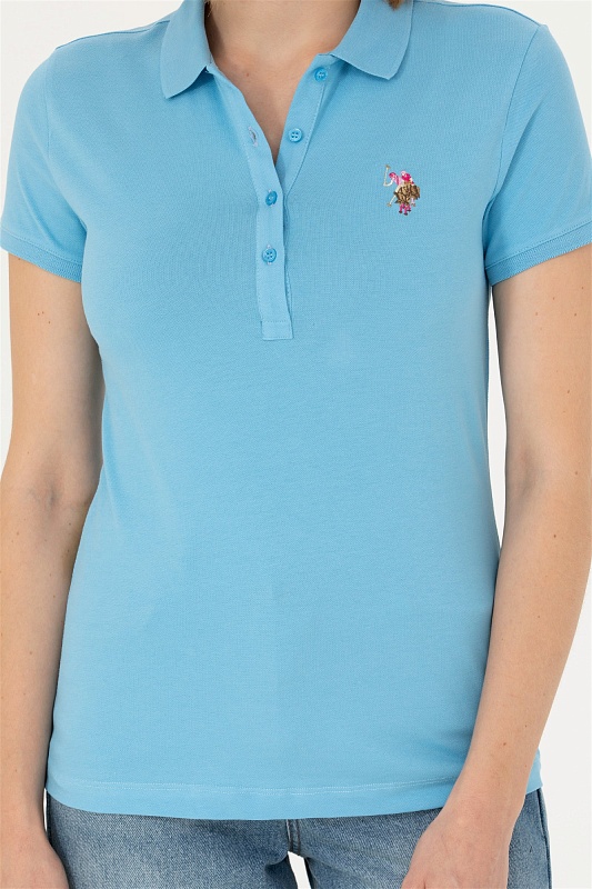 Футболка-поло из хлопка - G082SZ0110TP0123-CLR Футболка жен. (VR093, S)