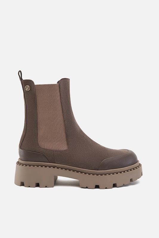 Челси из натуральной кожи на массивной подошве - S082SZ0330K24MERNA Обувь жен. (VR052, 36)