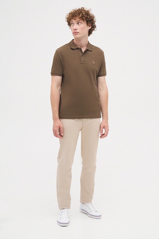 Футболка-поло из хлопка - G081SZ0110TP04SK022-R Футболка муж. (VR153, XS)