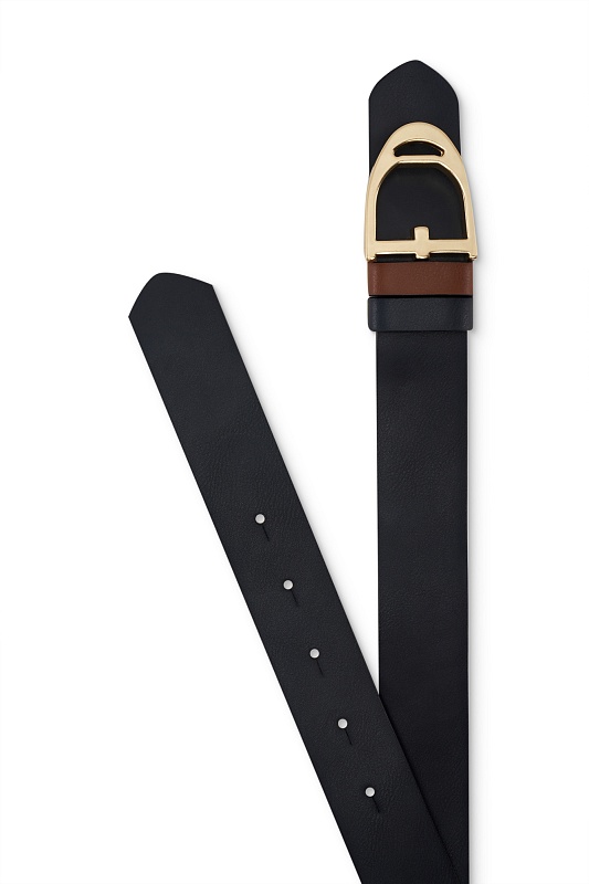 Ремень двухсторонний из экокожи - A082SZ016AYCK23AS502_C Ремень жен. (VR033, 95)
