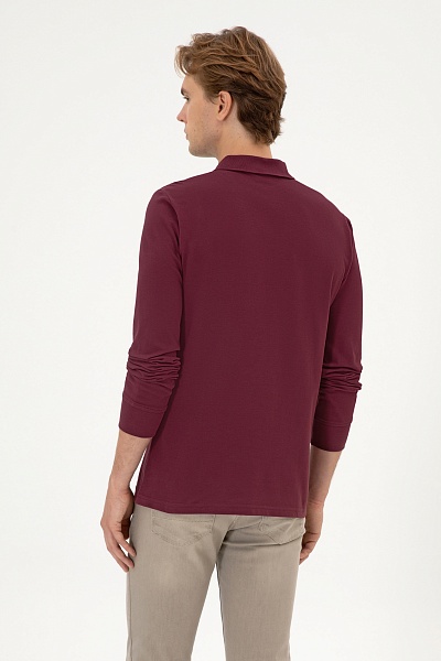 Поло с длинным рукавом из хлопка - G081SZ0820E_GTPSK025 Толстовка муж. (VR177, 2XL)