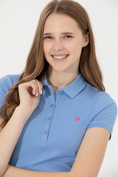 Футболка-поло из хлопка - G082SZ0110TP0122-OML Футболка жен. (VR032, XS)