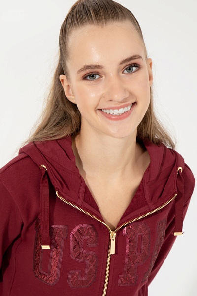 Толстовка на молнии с капюшоном - G082SZ0820SW01-SK022 Толстовка жен. (VR223, S)