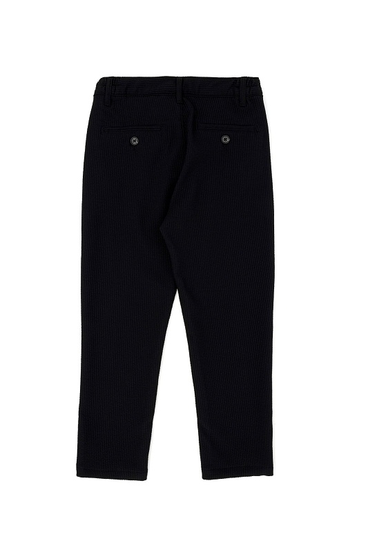 Брюки зауженные к низу из жатой ткани для мальчиков - G083SZ0780WAGOKIDS Брюки муж. детс. (VR046, 13_14)