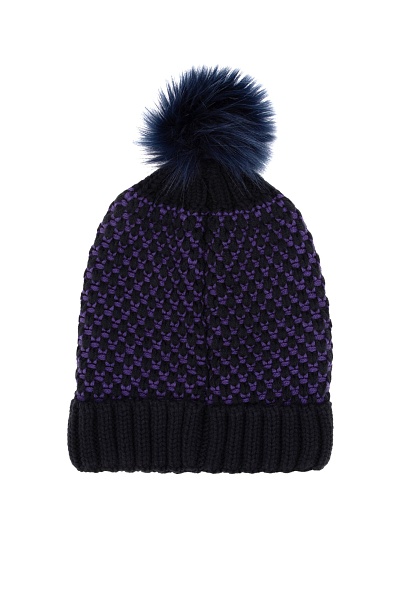 Шапка вязаная с помпоном - A082SZ0DH0LENO Шарф жен. (VR033, 1)