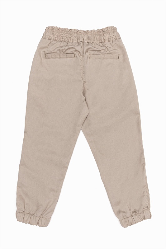Джоггеры с добавлением льна для девочек - G084SZ0780SUNYKIDS Брюки жен. детс. (VR027, 10_11)