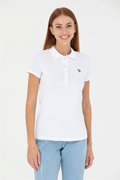 Футболка-поло из хлопка - G082GL0110GTP-IY23 Футболка жен. (VR013, XS)