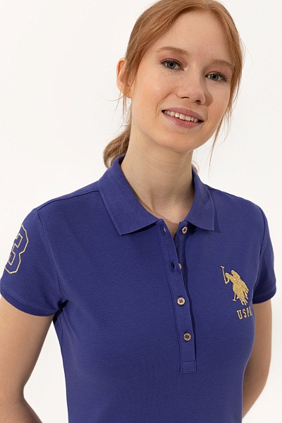 Платье-поло приталенное - G082SZ0750MTS02222-075 Платье жен. (VR212, XS)
