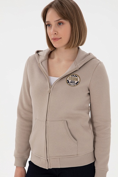 Толстовка на молнии с капюшоном - G082GL0820GAD_SK024 Толстовка жен. (VR049, L)