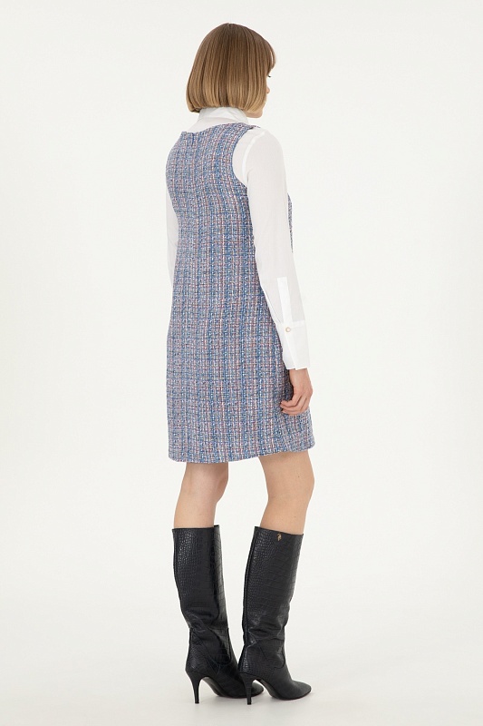 Твидовый сарафан мини - G082SZ0320NERON Платье жен. (VR036, 38)