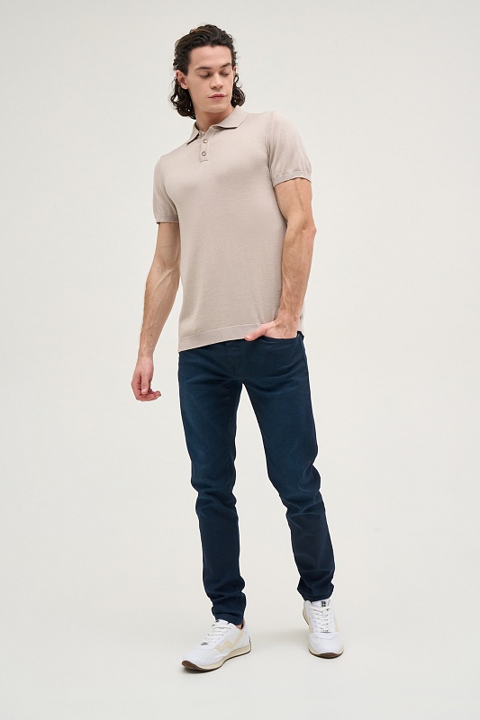 Футболка-поло трикотажная - G081SZ0TK0RAHAL-IY23-R Кофта муж. (VR049, XS)