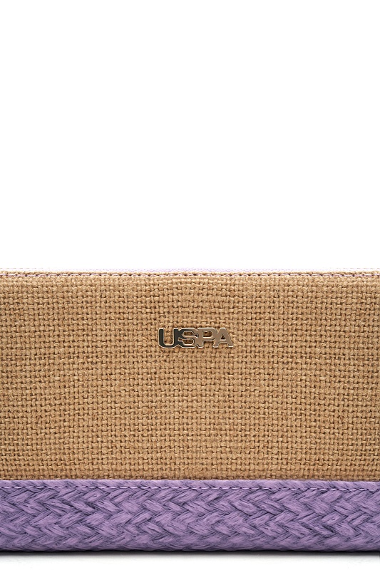 Кошелек  из джута на молнии - A082SZ0SR0Y24MUSSEDA Портмоне жен. (VR034)