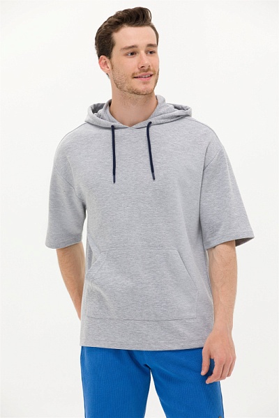 Худи с коротким рукавом - G081SZ0820RC-TUMAN Толстовка муж. (VR109, L)