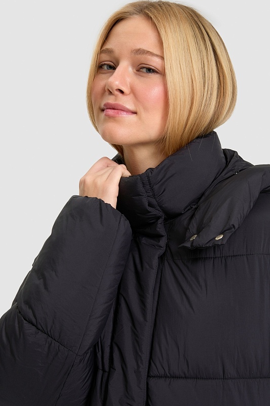 Пуховик удлиненный с несъемным капюшоном - G082SZ0KS0E_ROMAY Куртка жен. (VR046, 42)