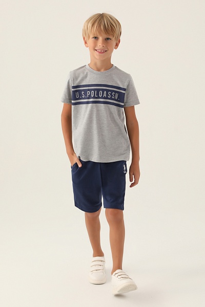 Костюм футболка и шорты для мальчиков - G083SZ0HF0US1766 Костюм дом. муж. детс. (VR086, 10_11)