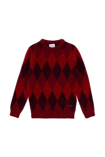 Свитер с узором ромбы - G083SZ0TK0BETANKIDS Кофта муж. детс. (VR223, 8_9)