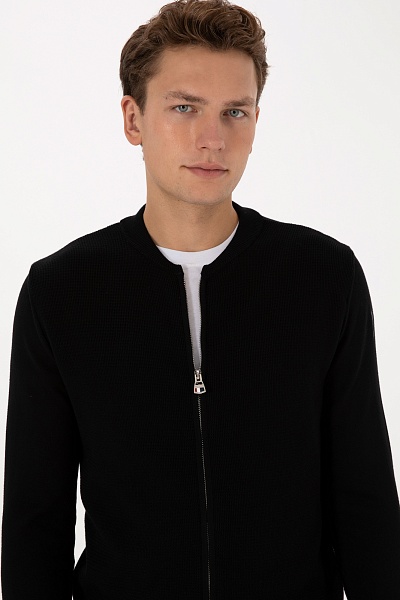 Кардиган на молнии из хлопка - G081SZ0TH0BOMBER_BSK25 Кардиган муж. (VR046, XL)