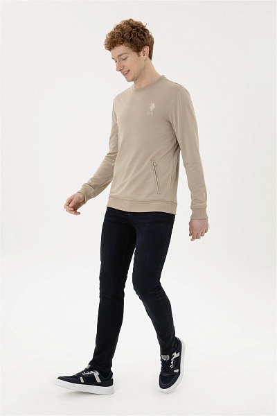 Свитшот с карманами на молнии - G081SZ0820GOUR Толстовка муж. (VR183, XL)