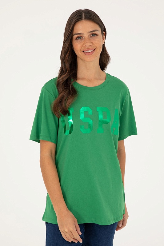 Футболка из хлопка с принтом свободная - G082SZ0110SEANIY24 Футболка жен. (VR054, 2XS)