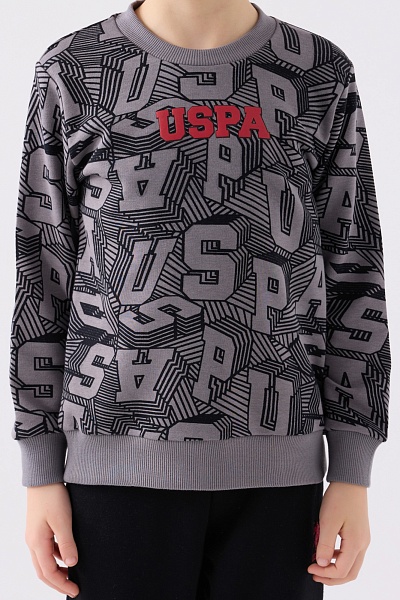 Свитшот и спортивные брюки для мальчиков - G083SZ0HF0US1929 Костюм дом. муж. детс. (VR080, 14_15)