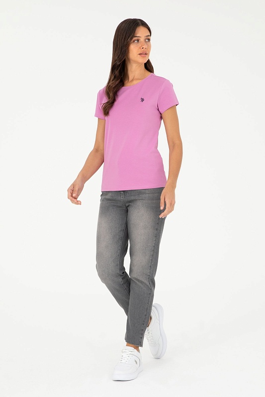 Футболка из хлопка с логотипом - G082SZ0110TO24 Футболка жен. (VR037, S)