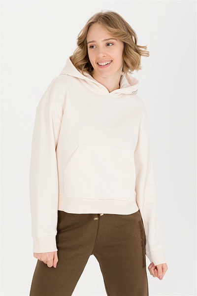 Худи укороченное оверсайз - G082SZ0820KUR Толстовка жен. (VR019, XL)