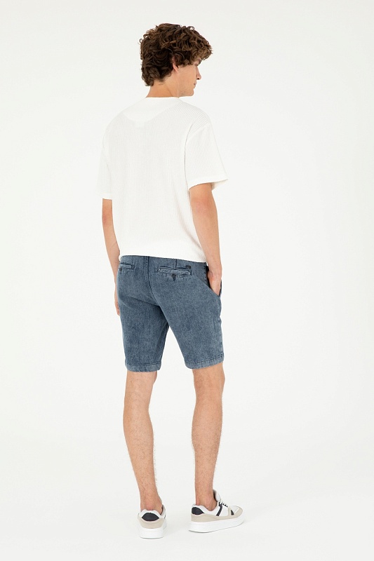 Шорты джинсовые из лиоцелла на кулиске - G081SZ0DB0EXC-TWILL Бермуда муж. (DN0022, 32)