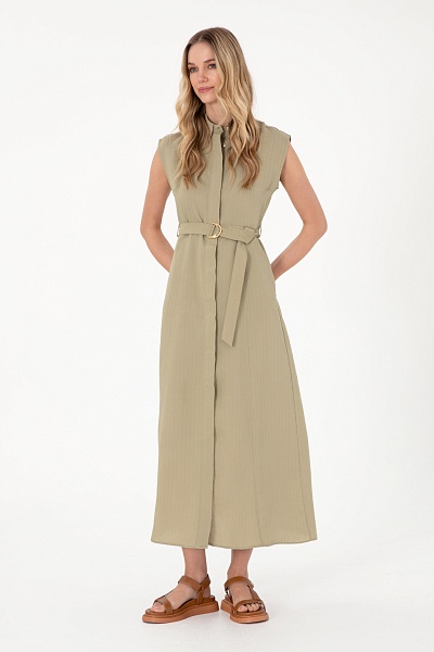 Платье-рубашка миди из модала - G082SZ0320BRONTA Платье жен. (VR183, 36)