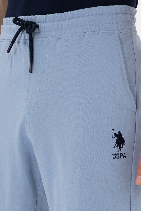 Шорты спортивные из хлопка с вышитым логотипом - G081SZ0OS0PARMEIY025 Брюки спорт. муж. (VR036, L)