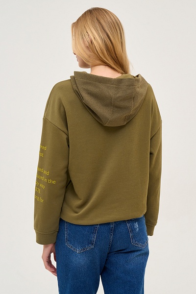 Худи с резинкой по низу - G082GL0820RC-GEREP Толстовка жен. (VR027, XS)