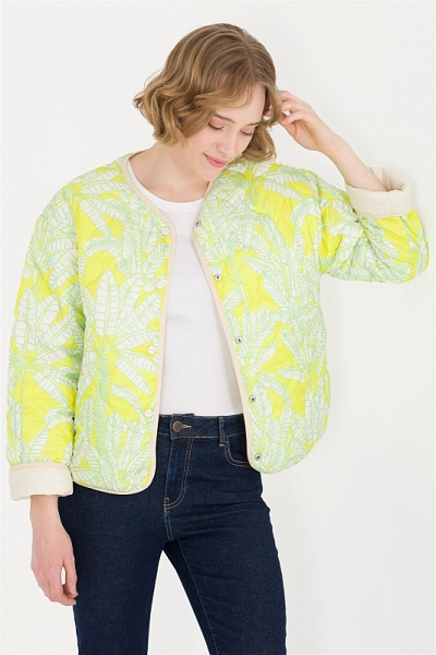 Куртка стеганая без капюшона двухсторонняя - G082SZ0MS0MILOS-PRINTED Куртка жен. (VR011, 34)