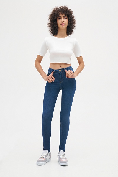 Футболка укороченная - G082SZ0110R_PRUE Футболка жен. (VR019, XS)