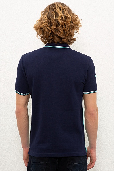 Футболка-поло из хлопка - G081SZ0110T-ANDRES Футболка муж. (VR090, S)