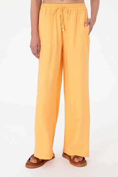 Брюки на кулиске широкие - G082SZ0780ECOLE Брюки жен. (VR202, 40)