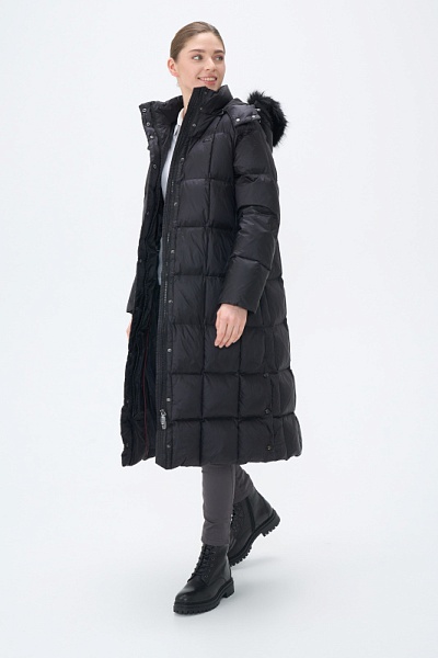 Пуховик со съемным капюшоном - G082SZ0KS0PARNA-R Куртка жен. (VR046, 36)