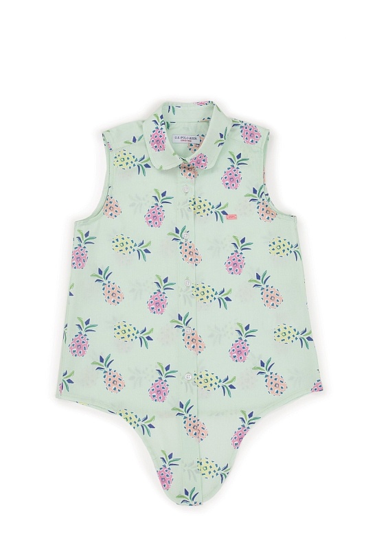 Рубашка без рукавов летняя для девочек - G084SZ0040SEYNO22Y Сорочка жен. детс. (VR090, 3_4)
