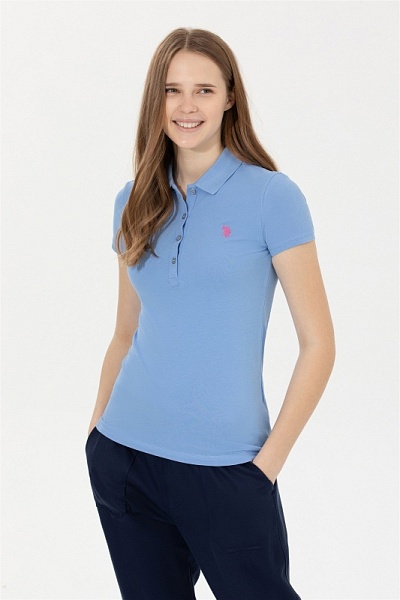 Футболка-поло из хлопка - G082SZ0110TP0122-OML Футболка жен. (VR032, XS)